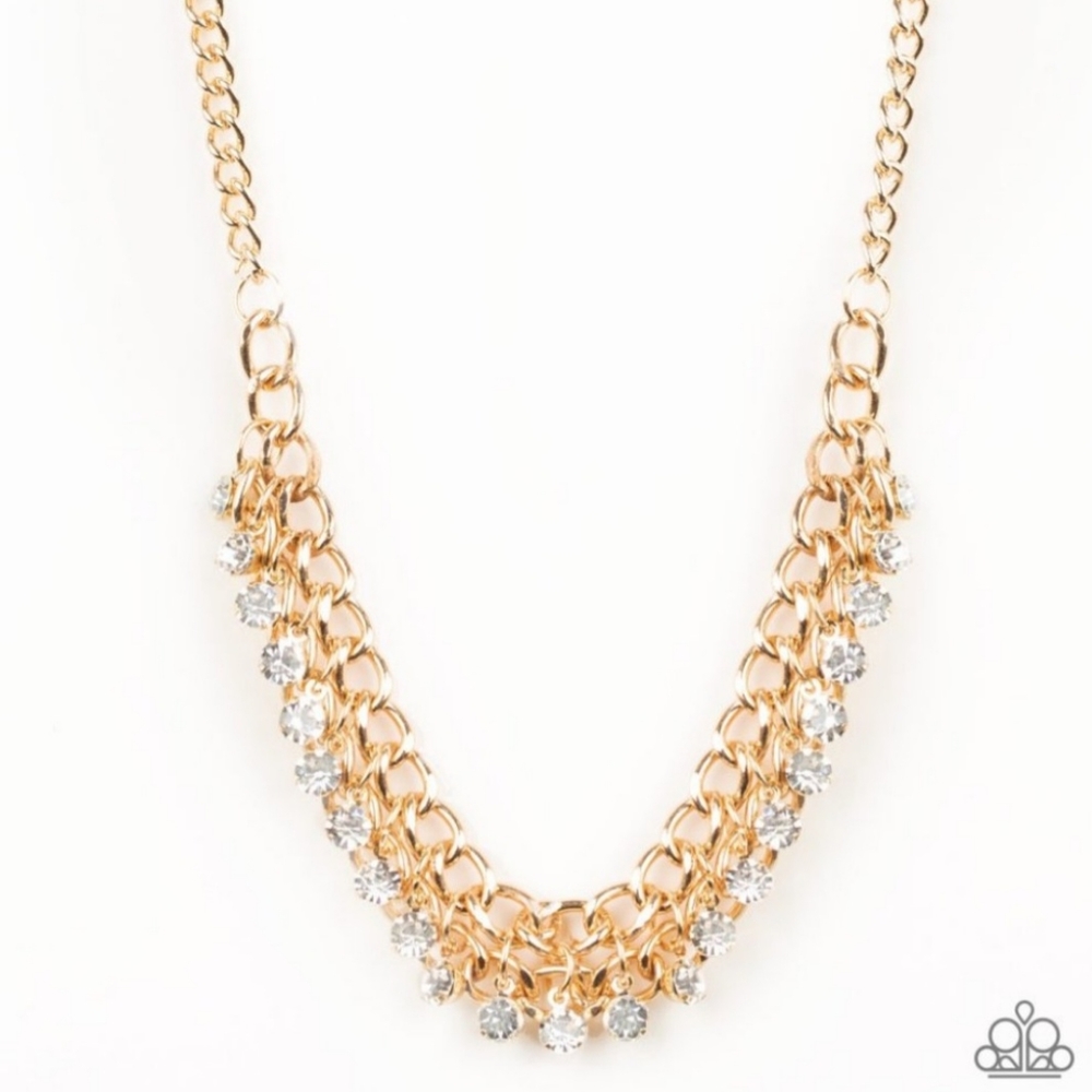 BUNDLE 5 FOR 25.  Glow and Grind - Gold Necklace Set